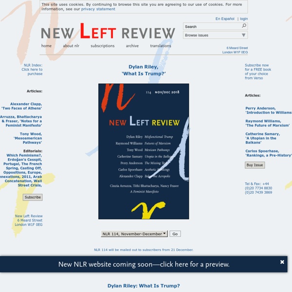 New Left Review 97, January-February 2016