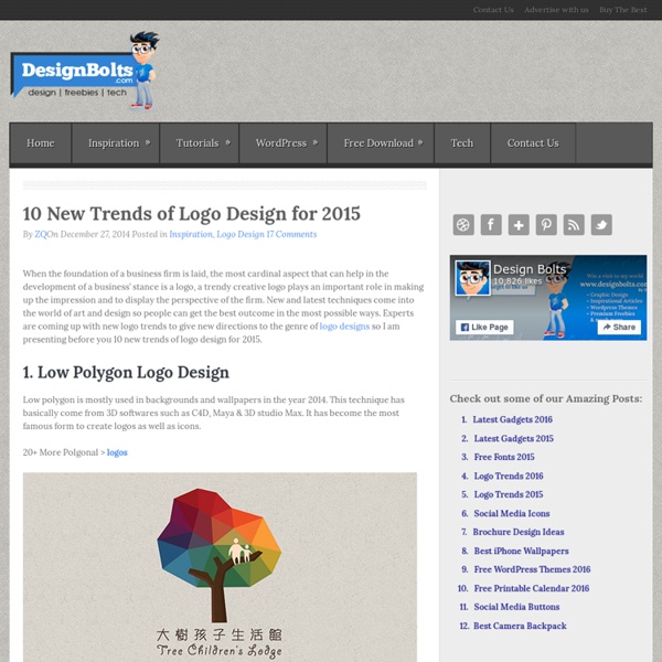 10 New Trends of Logo Design for 2015