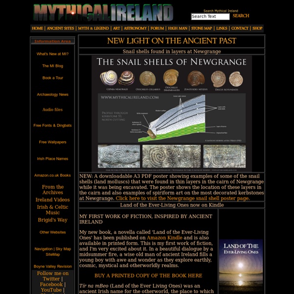 MYTHICAL IRELAND - Newgrange, ancient sites, myths, mysteries, tours and astronomy