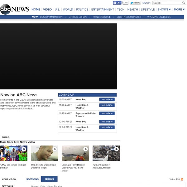 ABC News Videos & Live News Clips Online