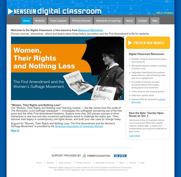 Newseum Digital Classroom