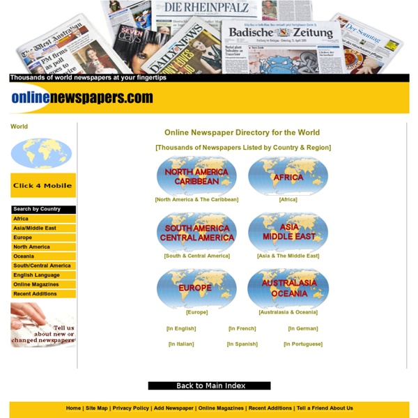 samples of newspapers online