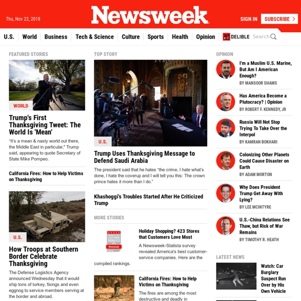 Newsweek - National News, World News, Business, Health, Technology, Entertainment, and more - Newsweek