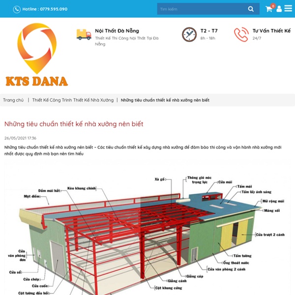 Những tiêu chuẩn thiết kế nhà xưởng nên biết