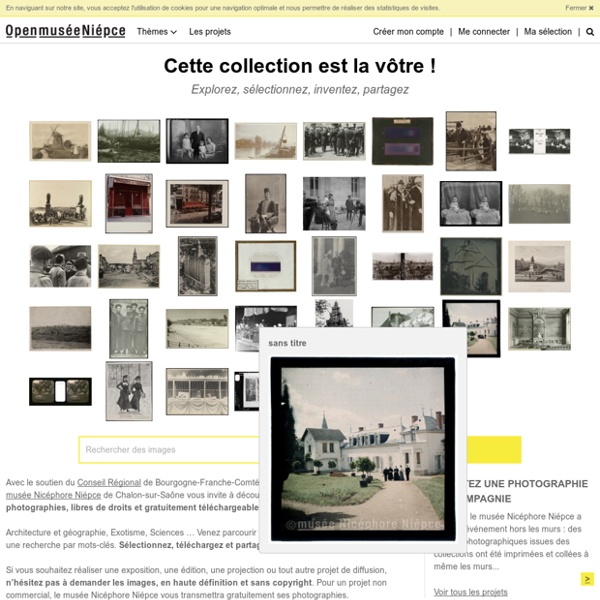 [FR] Banque d'images gratuites - Collection du musée Niépce / Musée Nicéphore Niépce