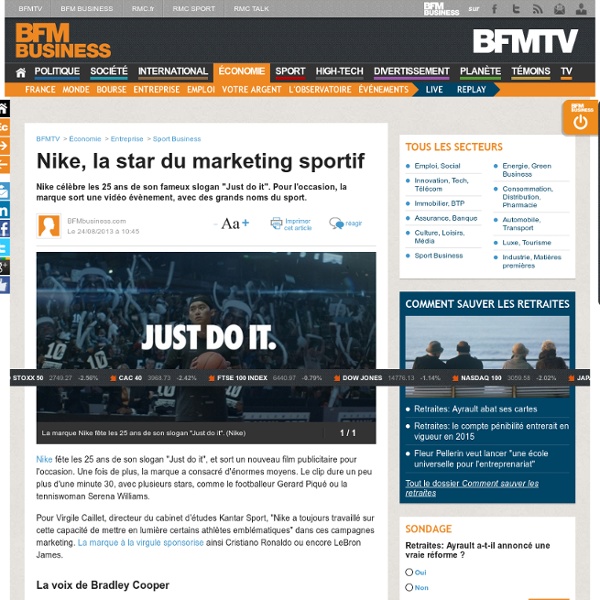 Nike, la star du marketing sportif