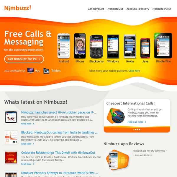 Nimbuzz - Free calls & free IM/chat on your mobile!