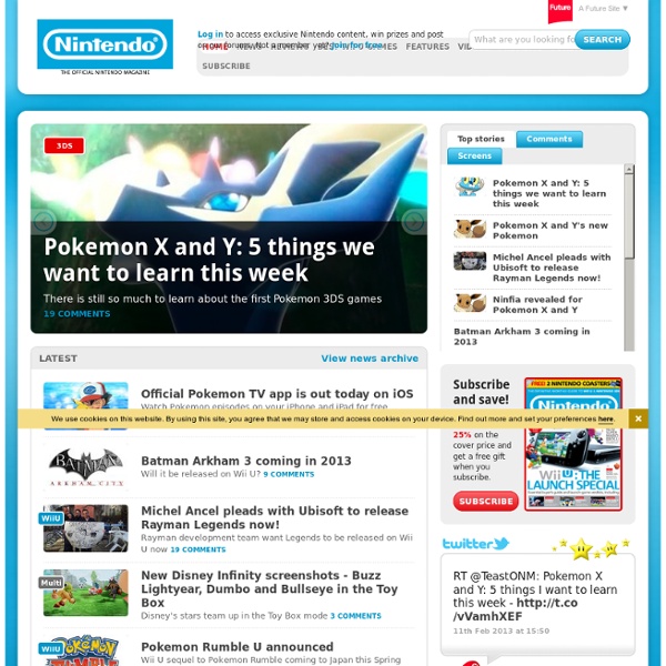 Nintendo Games, News, Reviews, Videos, Cheats - Official Nintendo Magazine