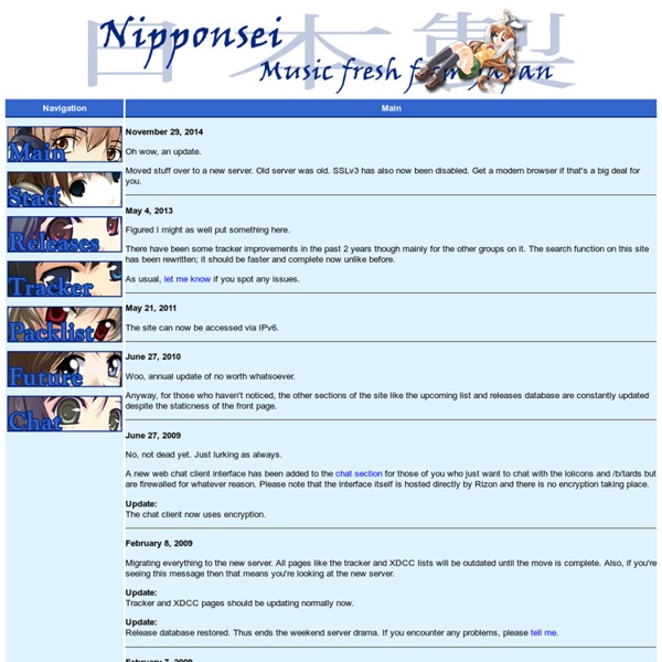 Nipponsei - Music Fresh From Japan