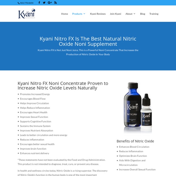Discover Even More About Ways to Boost Your Health And Wellness with Kyani Supplements