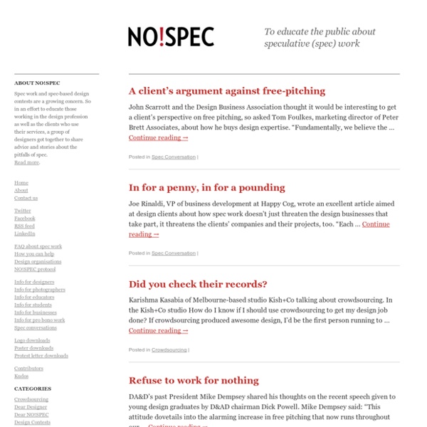 NO!SPEC » Design Organisations