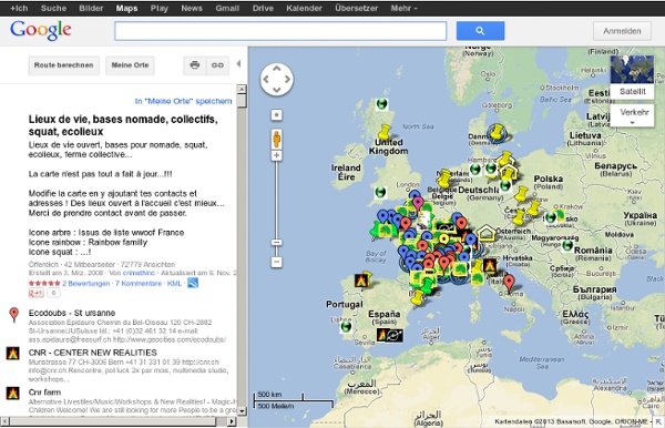 Lieux de vie, bases nomade, collectifs, squat, ecolieux