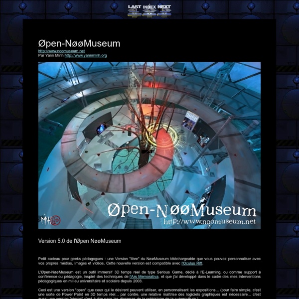 OPEN NOOMUSEUM - free E-Learning 3d virtual Museum