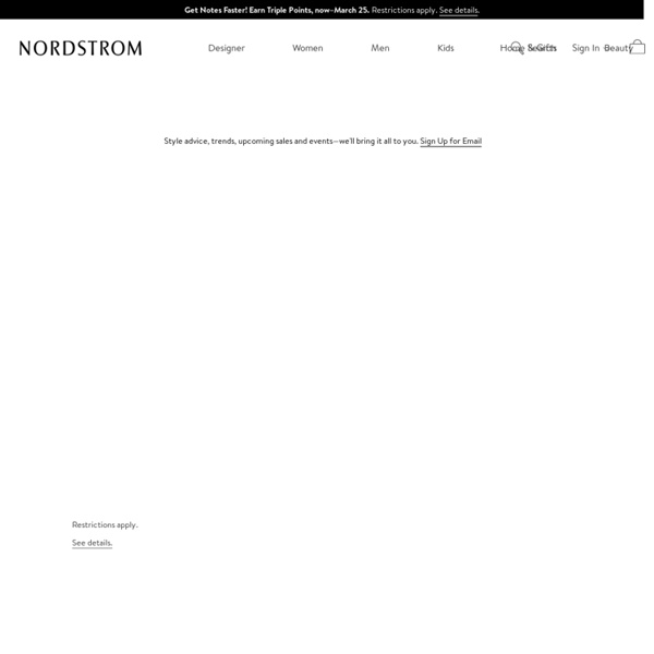 Nordstrom Online & In Store: Shoes, Jewelry, Clothing, Makeup, Dresses