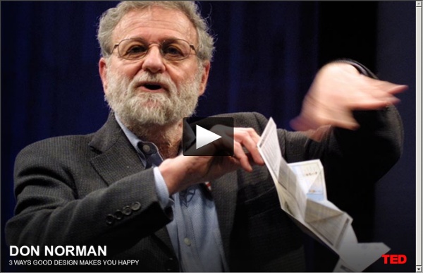 Don Norman on 3 ways good design makes you happy