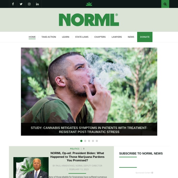 Marijuana Law Reform - NORML