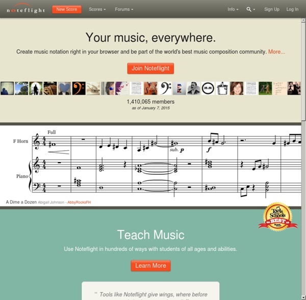 Online Music Notation Software