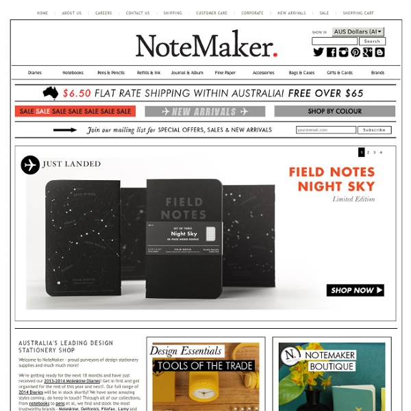 NoteMaker - Australia's Leading Online Stationery Shop