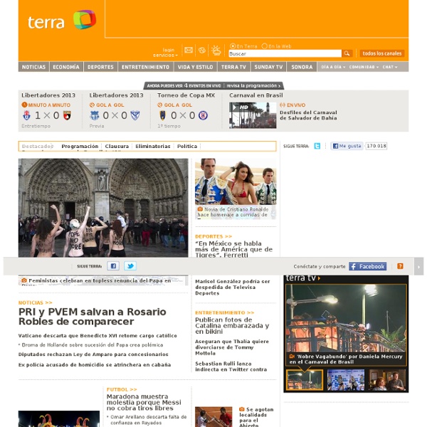 Terra México - Noticias, Deportes, Entretenimiento y Estilo de Vida