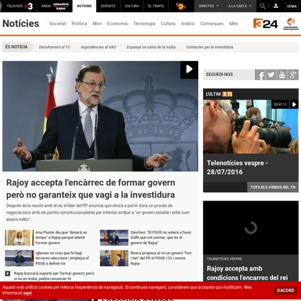 3cat24. El portal informatiu de Televisió de Catalunya i Catalunya Ràdio