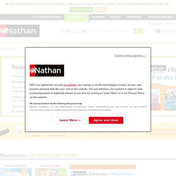 Nouveautés Nathan 2020 - Lycées Professionnels