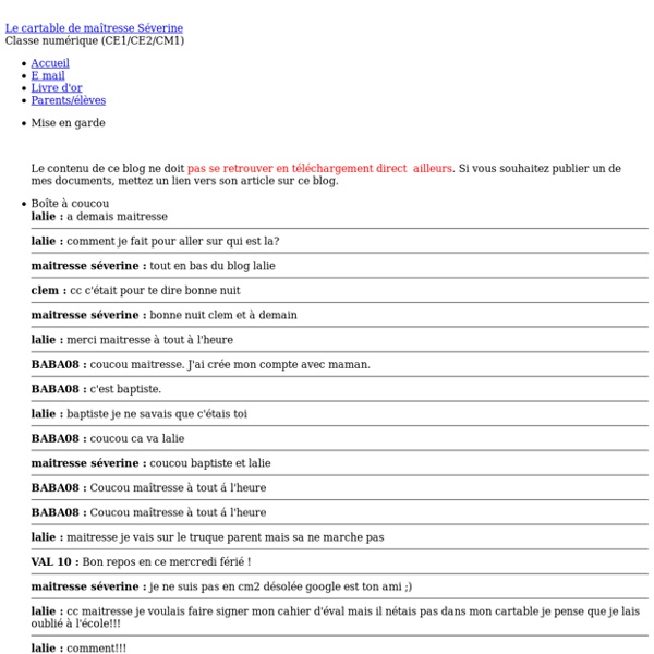 Nouveaux fichiers français -