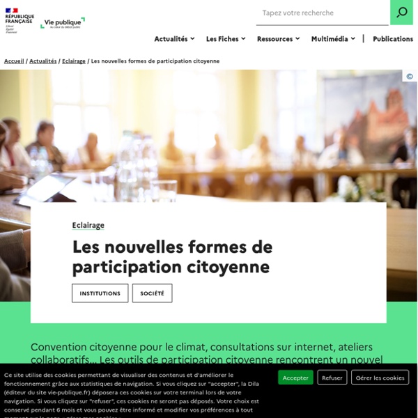 Les Nouvelles Formes De Participation Citoyenne Pearltrees