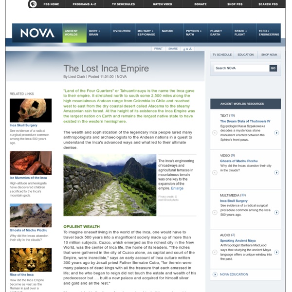 The Lost Inca Empire
