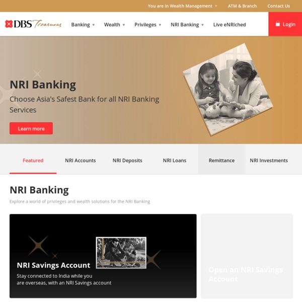 NRI Banking - NRI Banking Services Online