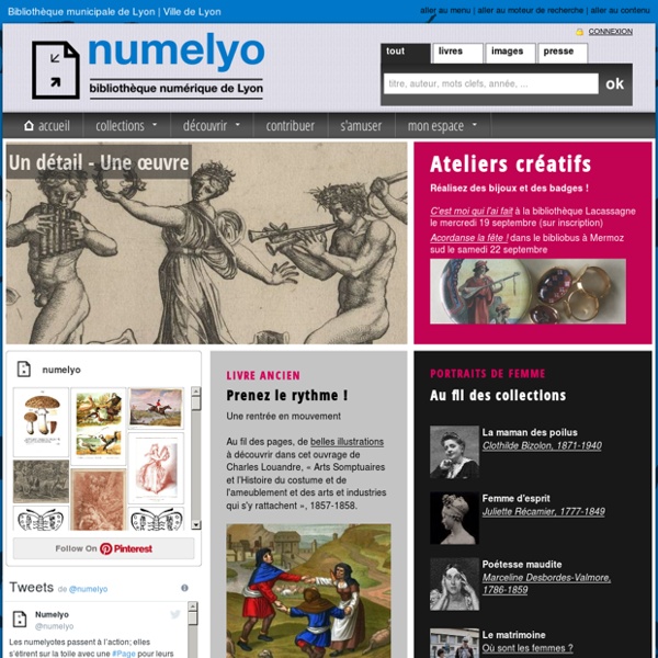 Numelyo - bibliothèque numérique de Lyon