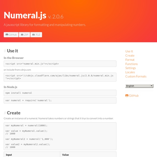 Numeral.js
