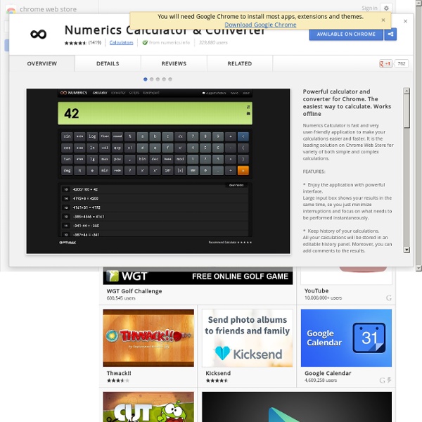 Numerics Calculator & Converter