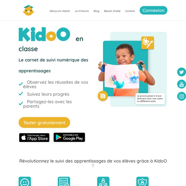 Kidoo. Le carnet de suivi numérique des apprentissages
