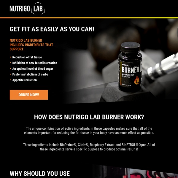 Nutrigo Lab Burner – An effective fat burner