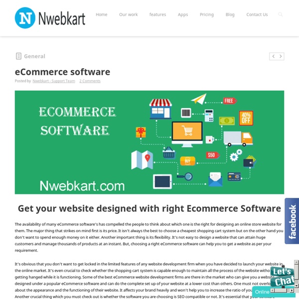Nwebkart -eCommerce Solution-eCommerce software in India