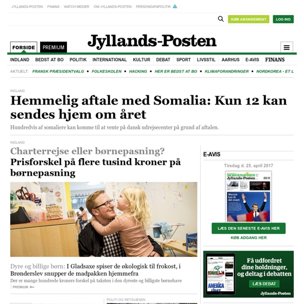 Nyheder 24 timer i døgnet - seneste nyt - jp - jyllands-posten.dk