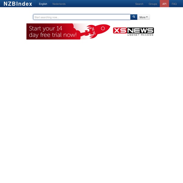 NZBIndex.nl - We index, you search