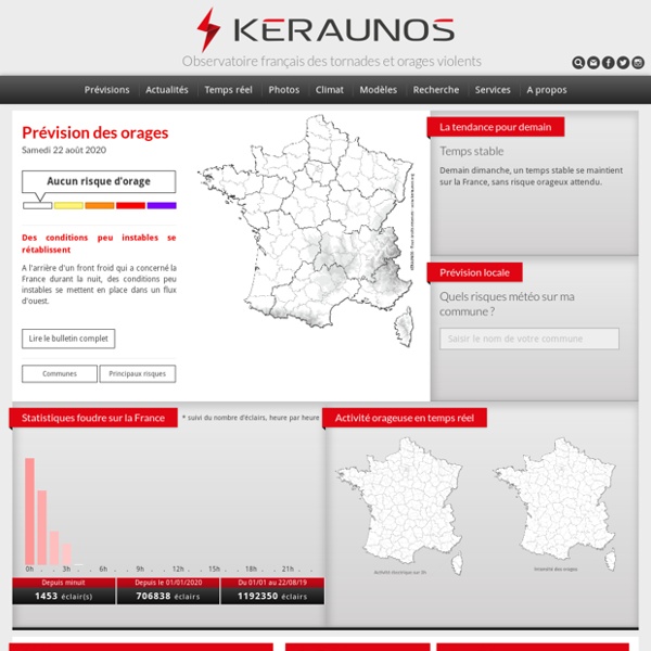 KERAUNOS - Observatoire Français des Tornades et des Orages Violents