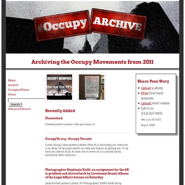 Occupy Archive