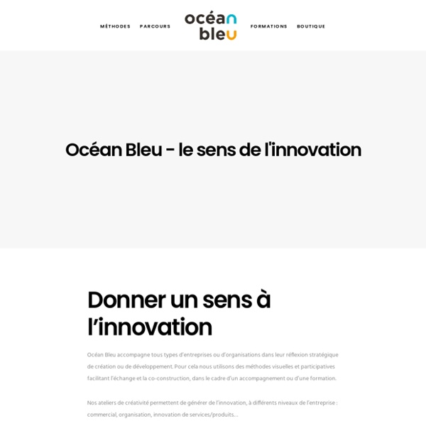 Océan bleu - le sens de l'innovation -
