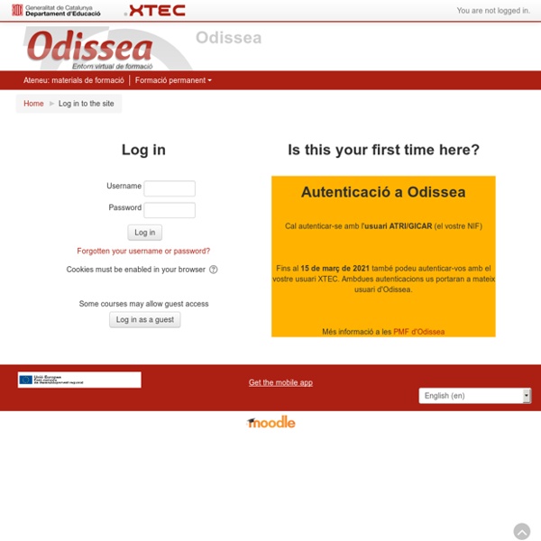 Odissea: Log in to the site