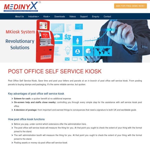 Post Office Self Service Kiosk, Post office kiosks - Medinyx