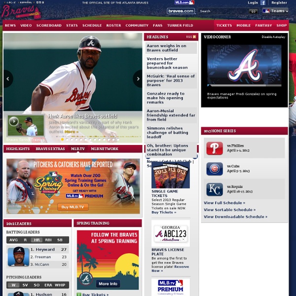 The Official Site of The Atlanta Braves
