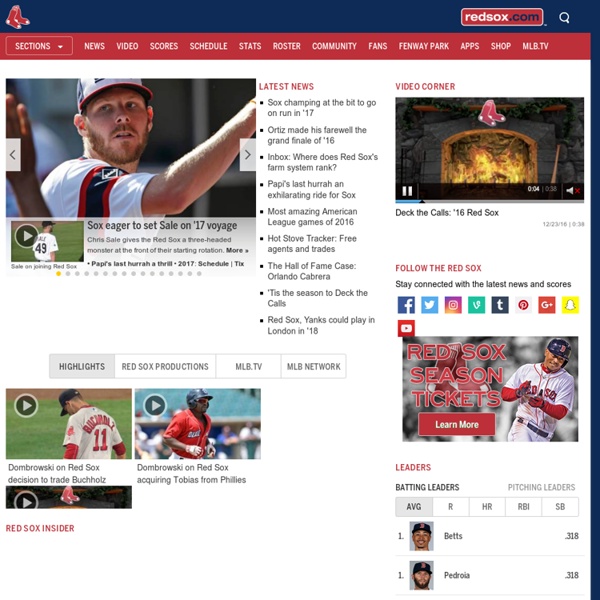 The Official Site of The Boston Red Sox