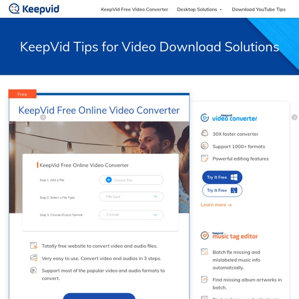 KeepVid: Download and save any video from Youtube, Dailymotion, Metacafe, iFilm and more!