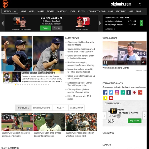 The Official Site of The San Francisco Giants