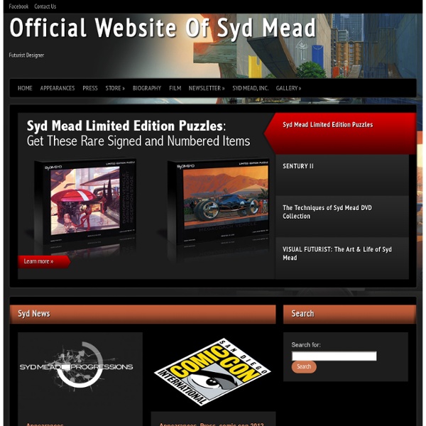 Official Website Of Syd Mead
