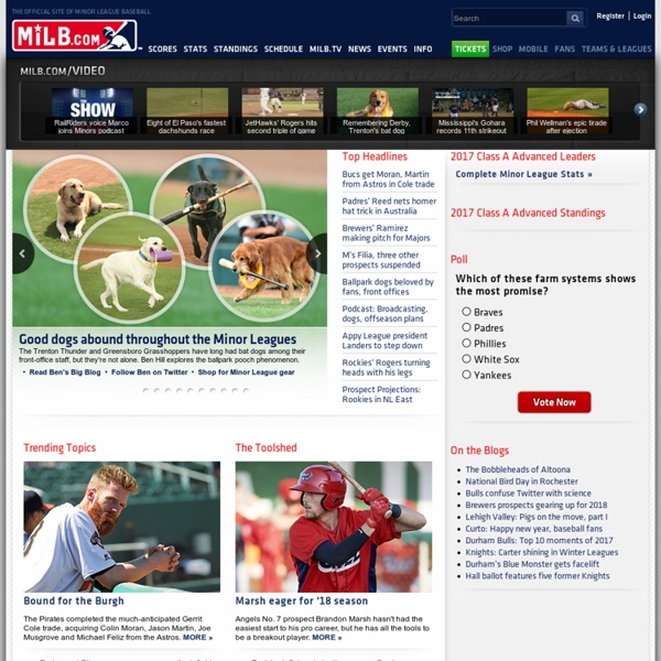 MiLB.com Homepage