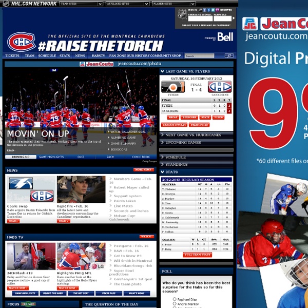 The Official Web Site - Montréal Canadiens