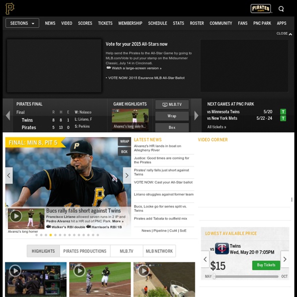 The Official Site of The Pittsburgh Pirates